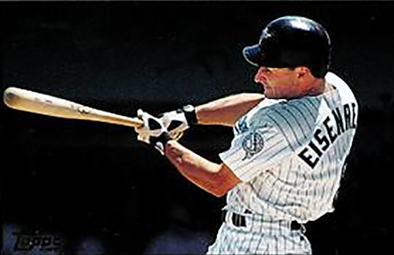 Jim Eisenreich Florida Marlins Swinging